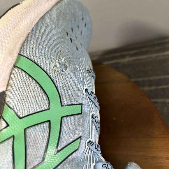 ASICS GEL-NIMBUS 24 Men’s Size 11.5 Sound Mind Body Soul Running Shoes Blue - Picture 7 of 9